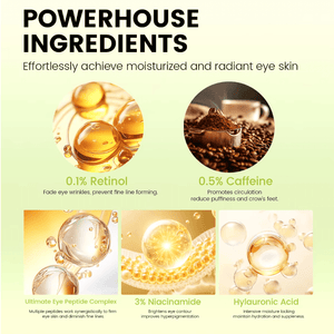 Person holding Luna Lift Facial Serum bottle against a purple background with molecular graphics.