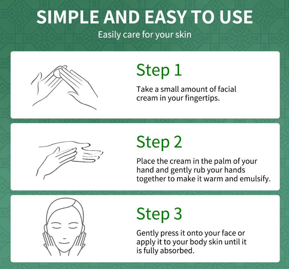 Flora Luxe Hydration Cream applied to skin